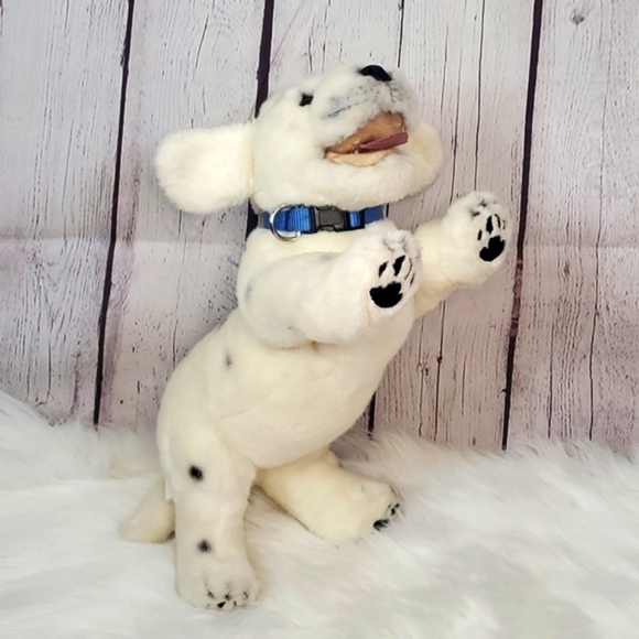 Realistic Dalmatian My Twinn Poseable Pets Collar & Metal Tag 19" Plush Stuffed - Picture 16 of 17